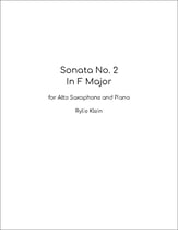 Sonata No. 2 in F Major P.O.D. cover